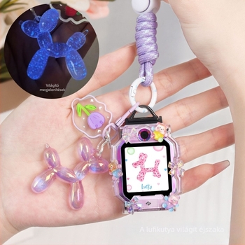 Little Genius okosóra nyakpántja Z10, világító Z2, 3D légballon kutya Z9, rajzfilm Z6a, védőtok Z8