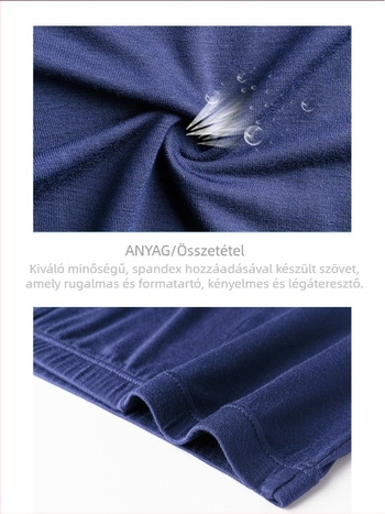 4 darabos modal anyagú férfi boxer alsó, középmagas derekú, lélegző, nagy méret, sportos alsónemű