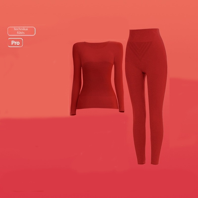 Női termo készlet, varrás nélküli, testformázó, antiszatikus, termos nylon anyag 181–200 g/m²