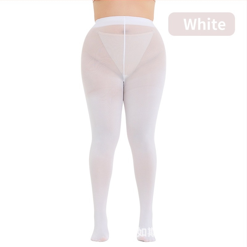Női plusz méretű harisnyanadrág, 40D, barna, nylon, T-keresztezés, lábbal, közepes vastagság, formázó és lélegző