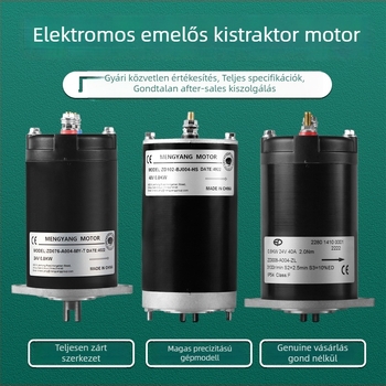Elektromos targoncához hidraulikus emelőmotor, 24V, 2,2 kW, palettázóhoz