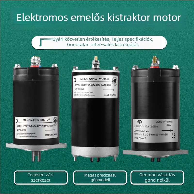 Elektromos targoncához hidraulikus emelőmotor, 24V, 2,2 kW, palettázóhoz