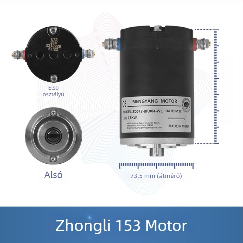 Elektromos targoncához hidraulikus emelőmotor, 24V, 2,2 kW, palettázóhoz