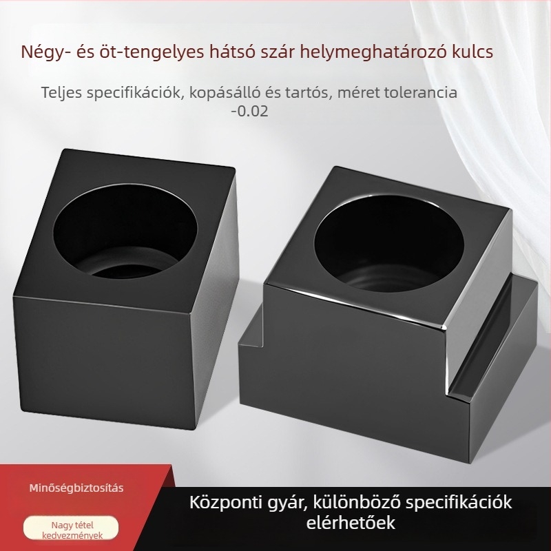 Négy- és öttengelyes pozicionáló blokk -0,01 toleranciával CNC indexelő fejhez