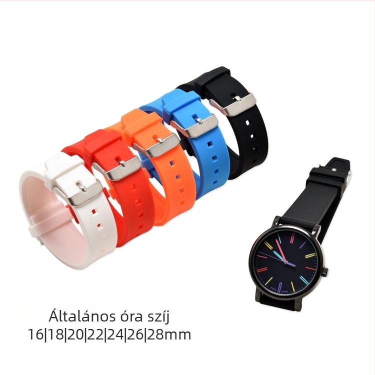 Zhuoying szilikon óraszíj Samsung S3 és TicWatch Sporthoz, sokoldalú stílus, Spring 2024