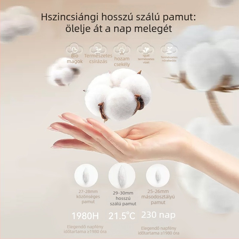 Férfi 100% pamut antibakteriális melegítő készlet – hosszú ujjú felső és nadrág, könnyű és lélegző