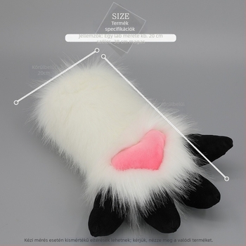Sárkány Karma kesztyű cosplay fursuit – Készleten, Felnőttek, 2025 ősz, Márka: Más