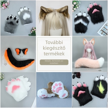 Sárkány Karma kesztyű cosplay fursuit – Készleten, Felnőttek, 2025 ősz, Márka: Más