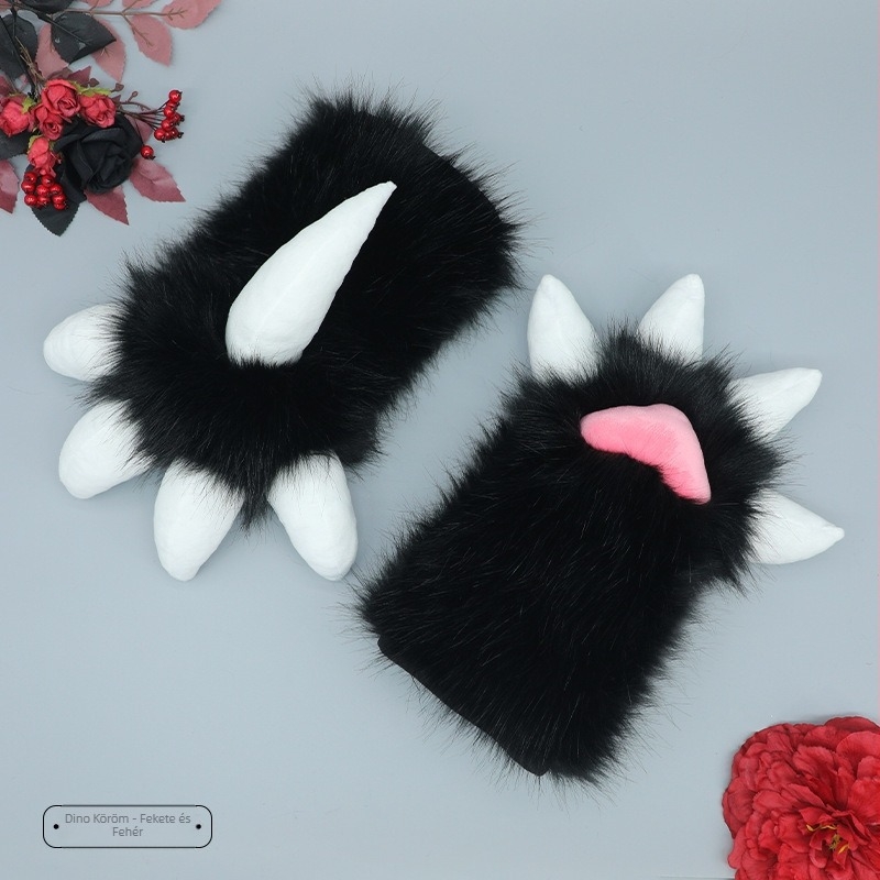 Sárkány Karma kesztyű cosplay fursuit – Készleten, Felnőttek, 2025 ősz, Márka: Más