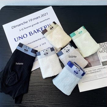 3 darabos férfi pamut boxer, antibakteriális, lélegző, középmagasságú