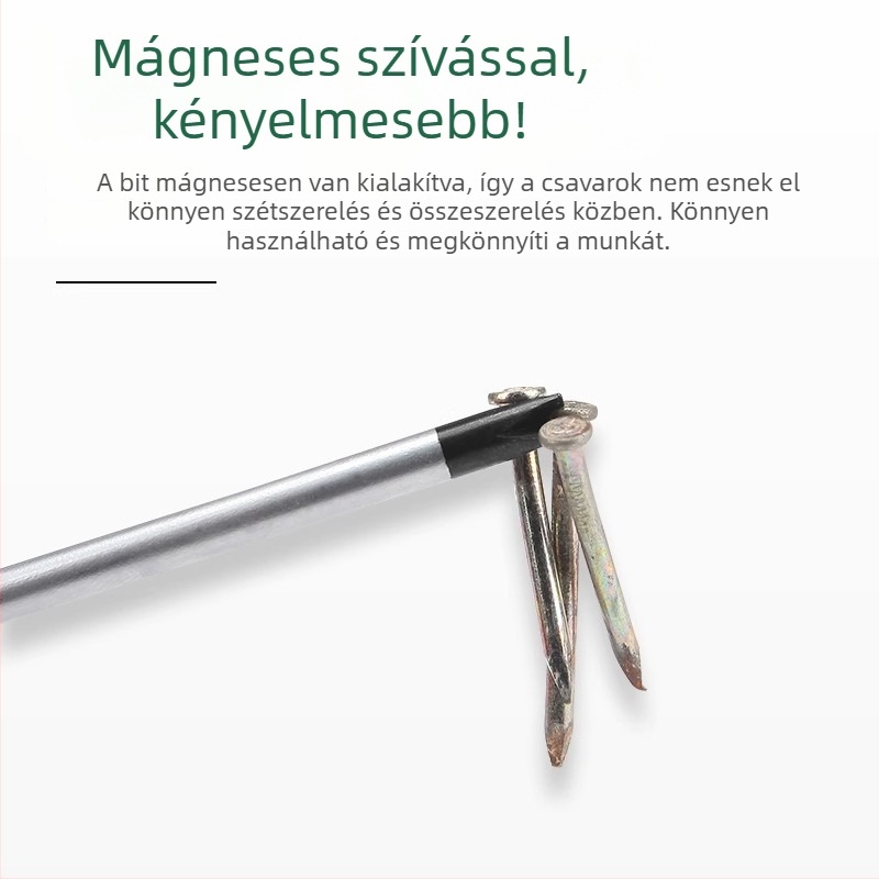 Speciális alakú csavarhúzó többcsúcsú kialítással: U alakú, belső kereszteződés, Y alakú, plum blossom kereszteződés, háromszög alakú; Cr-V acél, nem szigetelt, 60 g