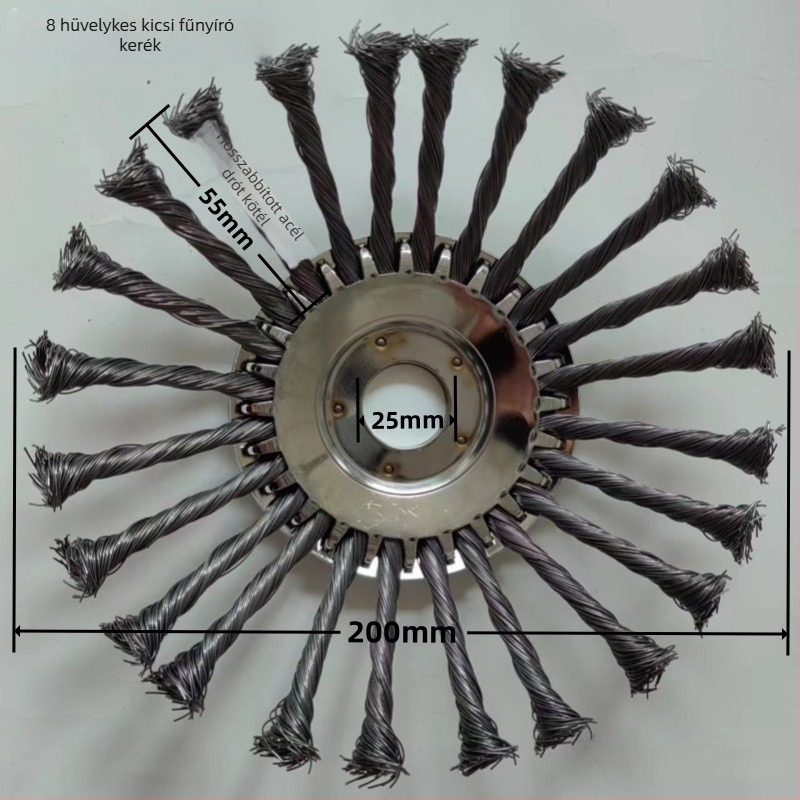 Fűkasza fej acélhuzallos – gyomirtás, moha és rozsda eltávolítása; Dajia wang