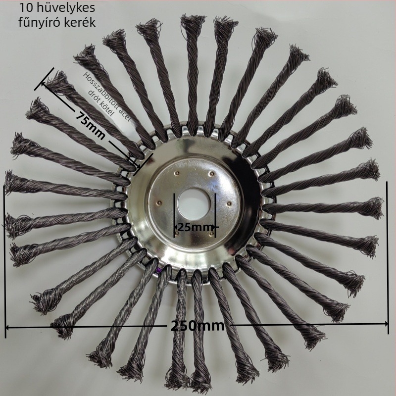 Fűkasza fej acélhuzallos – gyomirtás, moha és rozsda eltávolítása; Dajia wang