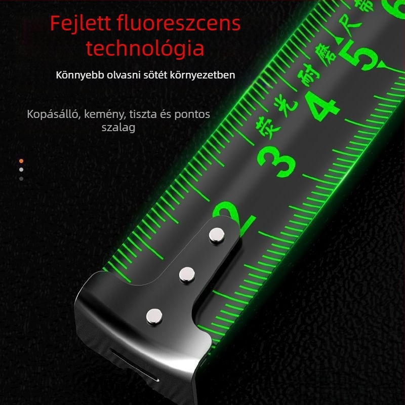 Mérőszalag: Magas precizitás, Kopásálló, Fluoreszcens
