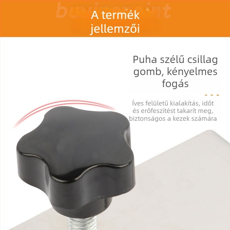 Fiókpanelhez készült G-alakú rögzítő klip és csúszásmentes párna a felület védelmére