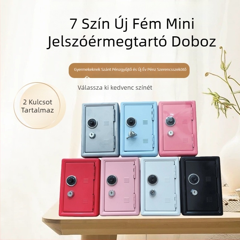 Zárható hordozható takarékos doboz – kovácsolt krom-vanádium acélból, 1 darab, háztartási használatra