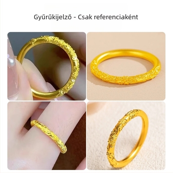 Bauhinia gyűrű gipszforma – eszköz arany- és ezüst ékszerek készítéséhez, férfiaknak és nőknek