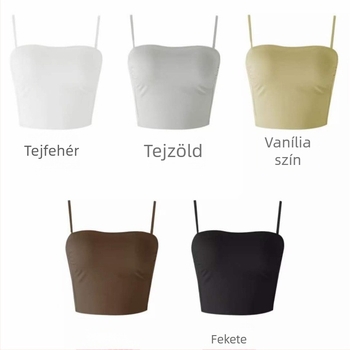 Innili vállpánt nélküli, seamless női melltartó, egyszerű, sokoldalú, szép hátsó rész, levehető vállpántok, vékony nyári stílus