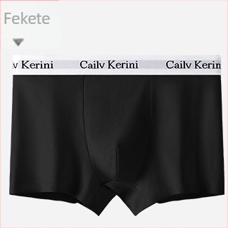 Férfi pamut boxeralsó, antibakteriális, középmagasság, egyszínű