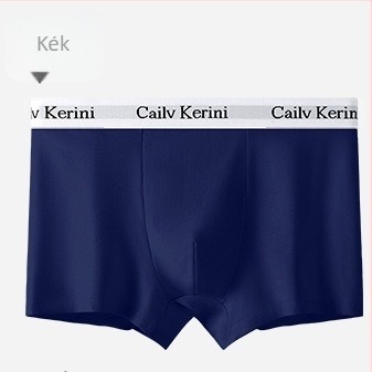 Férfi pamut boxeralsó, antibakteriális, középmagasság, egyszínű
