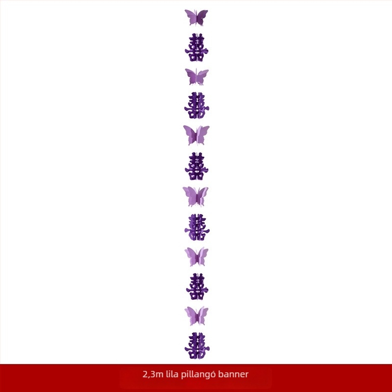 Menyasszonyi fotózáshoz – hosszú sáv dupla boldogság szimbólummal, filc anyagú, Xiyouji márka, kategória Boldog szó, nem importált