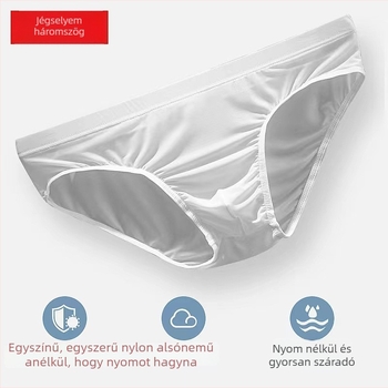 Férfi Seamless U‑Convex Alsónemű, Középmagas Derék, Légző Nylon, 84,7% Fő Anyag