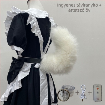 Újratölthető DIY rókafarok kiegészítő cosplayhez – három az egyben: hangvezérlés, érintéses vezérlés és távirányító