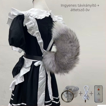 Újratölthető DIY rókafarok kiegészítő cosplayhez – három az egyben: hangvezérlés, érintéses vezérlés és távirányító