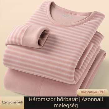 Termikus alsóruha készlet fleece-béléssel és vastag poliészterrel, uniszex alapréteg felső és nadrág, hosszú ujjú, 251–300 g/m²