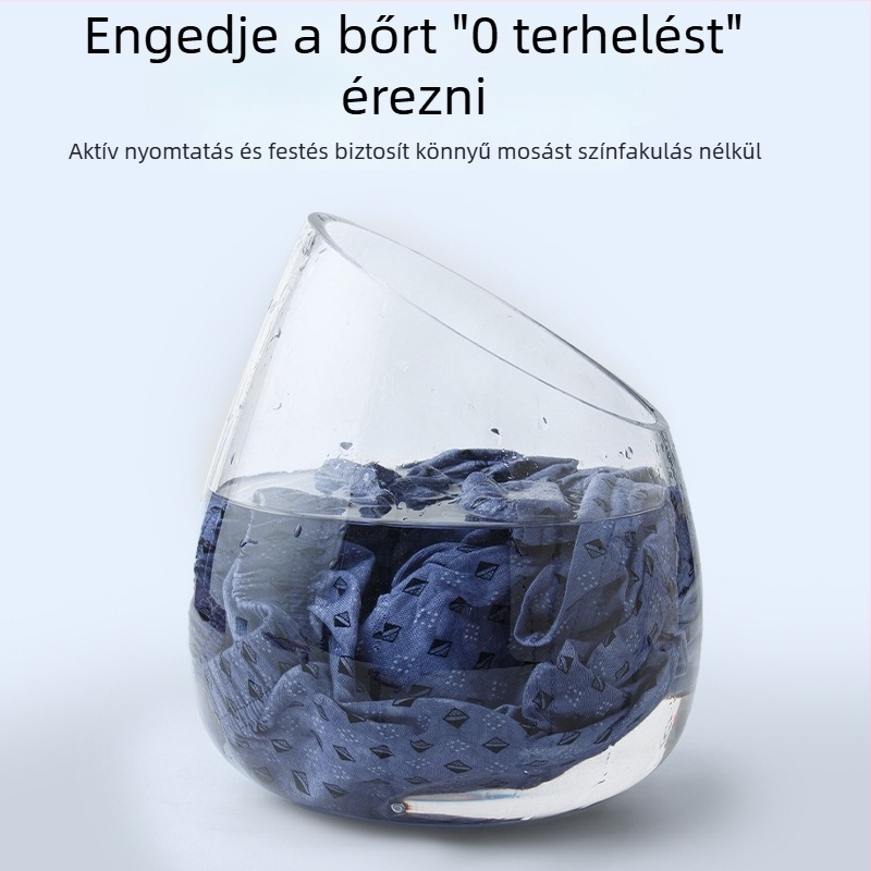 Férfiaknak szellőző pamut alsónemű, magas derék, laza szabás, minden évszakban viselhető