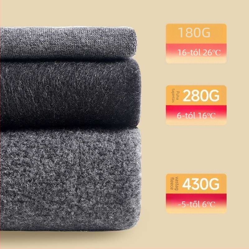 Női háromnegyedes hosszúságú harisnyanadrág fleece béléssel, meleg, laza szabású
