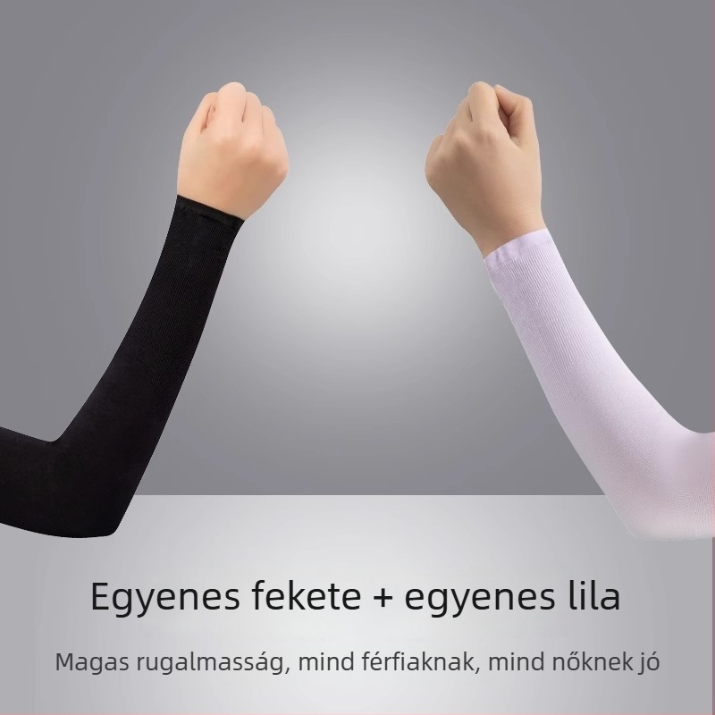 Férfi karvédő – Ice Silk, UV védelem, nyár, vezetés és szabadtéri tevékenységek, könyökvédő