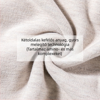 Varrat nélküli téli termo alsó-felső készlet mulberry silkból, vastag, uniszex, kerek nyakú, hosszú ujjú