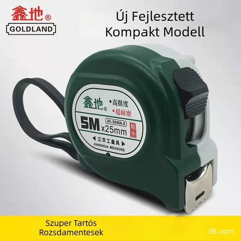 Xindi szalagmérő – acélból, kopásálló, vastagított kivitel, eredeti termék, nagy pontosságú