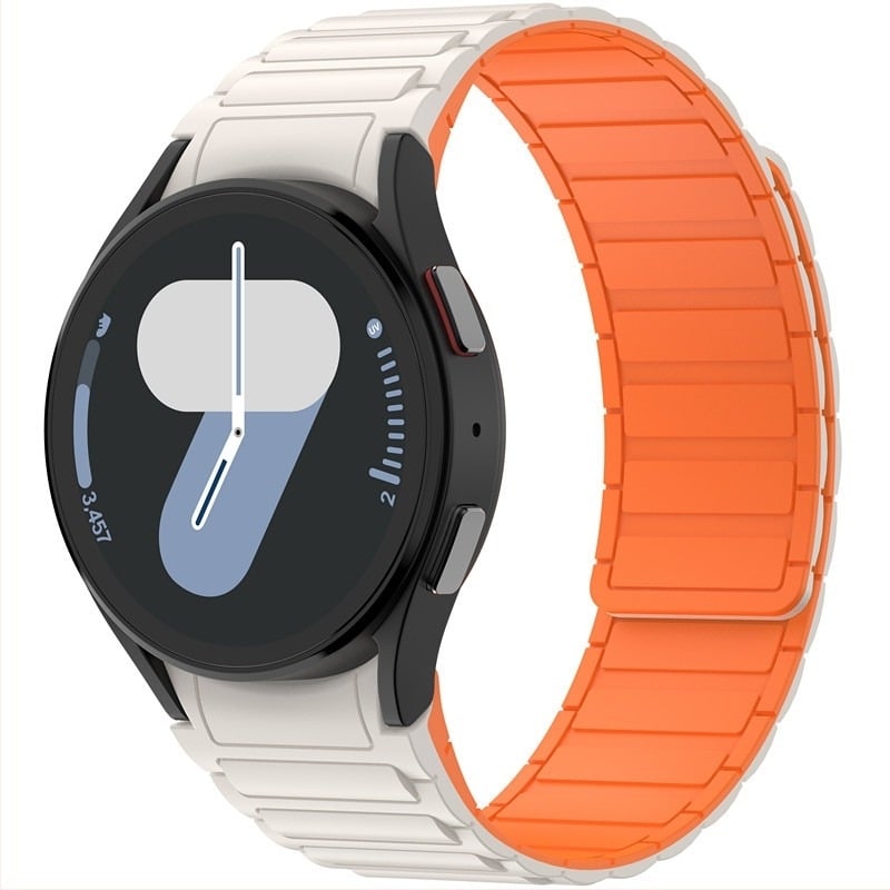 Szilikon óraszíj mágneses csattal, 18/20/22 mm, kompatibil Samsung Galaxy Watch