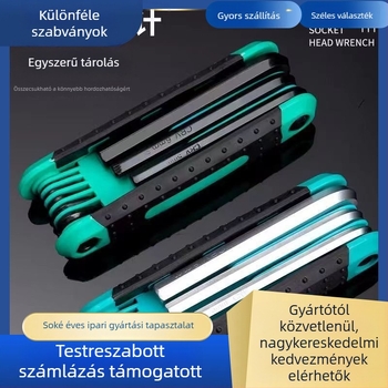 Belső hatszögletű imbuszkészlet – Chromium Vanadium Alloy Steel, belső hatszög fej, Márka: Other