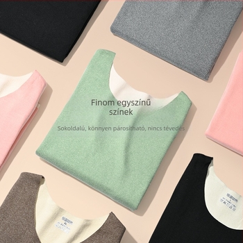 Női téli termo alsó- és felsőruha készlet fleeces anyagból, varrás nélküli kivitel, magas elasztikusság, karcsú szabású, felső és nadrág