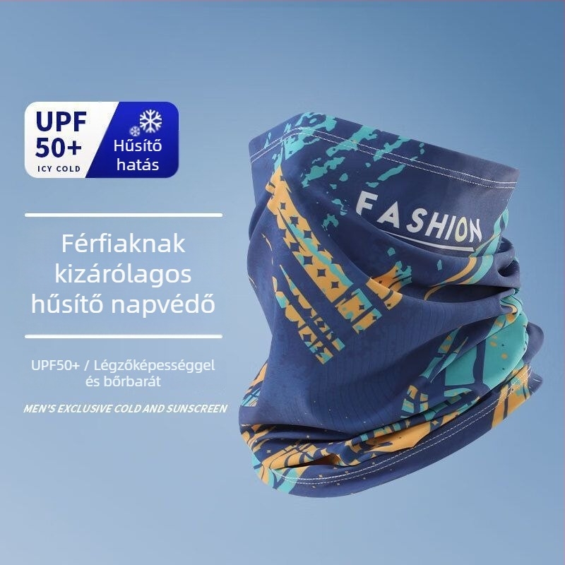 Nyári Ice Silk karvédők UV védelem, ideális horgászathoz, kerékpározáshoz és vezetéshez; poliészter több mint 96%