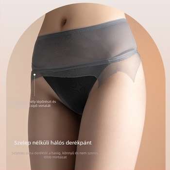 Hua Muyan H7718/H7712/H139 Női ultra vékony fekete harisnya T-crotch dizájnnal, magas átlátszóság