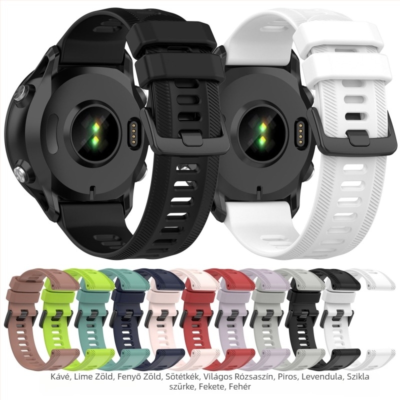 Dream szilikon óraszíj Garmin Forerunner955-höz, 22 mm interfész, pin csat, 50 g