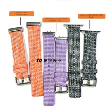 Bőr óraszíj, 18/20/22 mm interfész, tűcsatos zár, kompatibil Samsung, Apple, Huawei és Fitbit Versa.