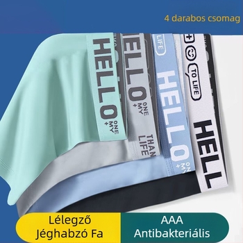 Férfi seamless boxer briefek, gyorsan száradó és lélegző poliészter anyaggal (90–95% poliészter)