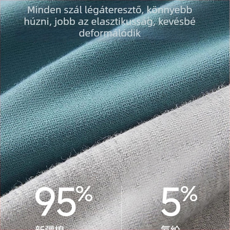 Férfi boxeralsók, pamut, antibakteriális, középmagas derekú, fiatal férfiaknak