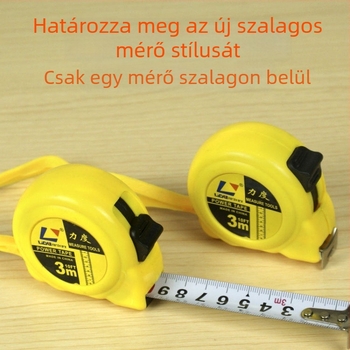 Műanyag mérőszalag, metrikus szabvány, típus: mérőszalag