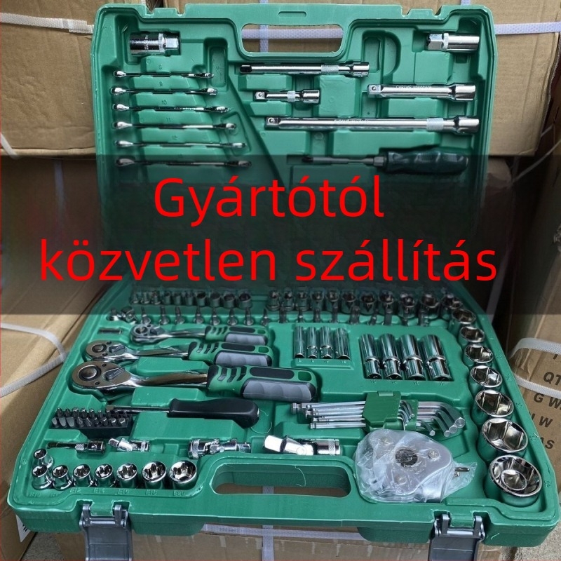 121 darabos autójavító szerszámkészlet, kombinált csavarhúzó készlet, szétszerelési eszközök, otthoni használatra