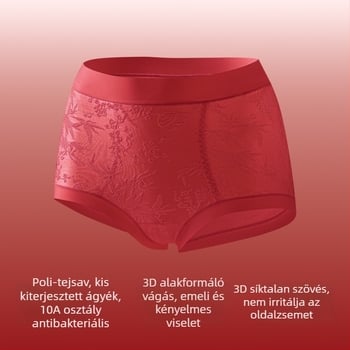 Női magas derekú formázó alsónemű, antibakteriális védelemmel, nylon anyag, belső viszkóz rész a gát környékén