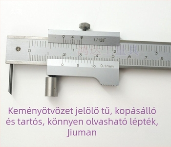 Vernier tolókaliper karbid ötvözetből párhuzamos jelöléshez, tartomány 0-500 mm