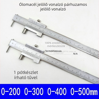 Vernier tolókaliper karbid ötvözetből párhuzamos jelöléshez, tartomány 0-500 mm