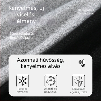 Nagy méretű nyári férfi pamut boxeralsó, lélegző