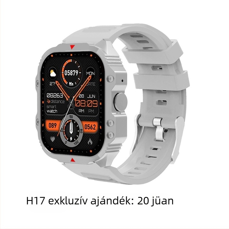 Okosóra Bluetooth-kapcsolattal, pulzusmérés, vérnyomás, SpO2 és alvásfigyelés.